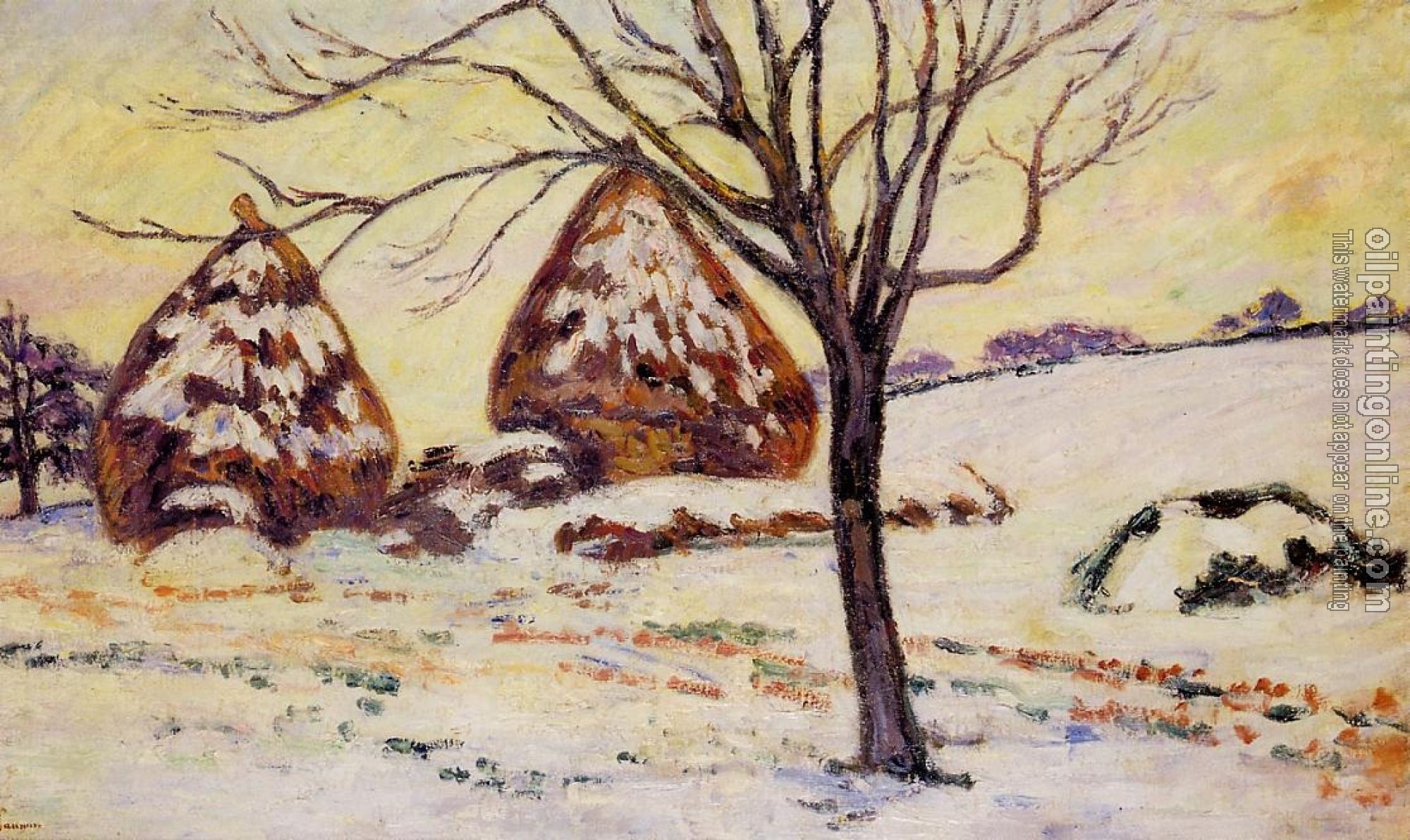 Guillaumin, Armand - Palaiseau, Snow Effect